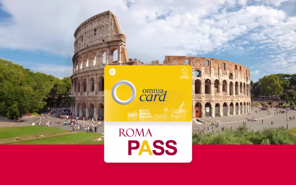 Is the Omnia Card Really Worth It? Maybe, But I'd Do This Instead 37 Omnia Card and Roma Pass tourism cards displayed with the Colosseum in Rome, Italy in the background — popular sightseeing passes offering skip-the-line access to major attractions and public transport discounts