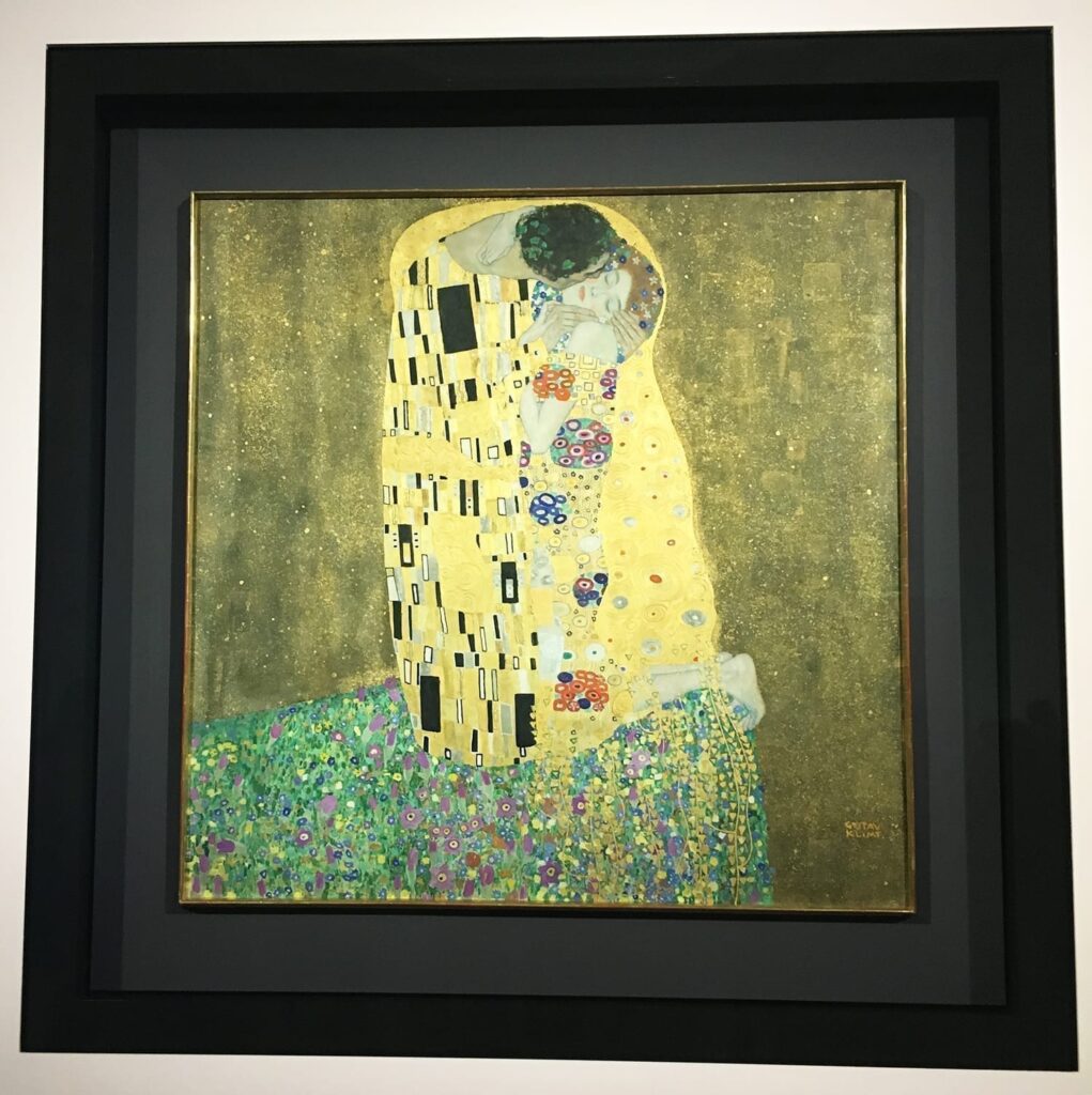 Where to Stay in Vienna, Austria: My Favorite Areas + Best Budget Hotels 68 Gustav Klimt The Kiss Painting at Belvedere Palace
