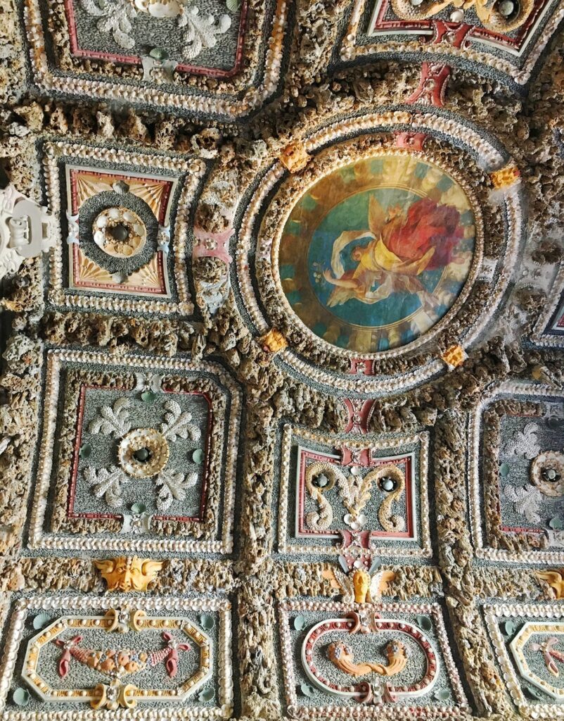Top Things to Do in Salzburg, Austria: The Best Budget-Friendly, Walkable Attractions 31 Ceiling in the grotto at hellbrunn palace