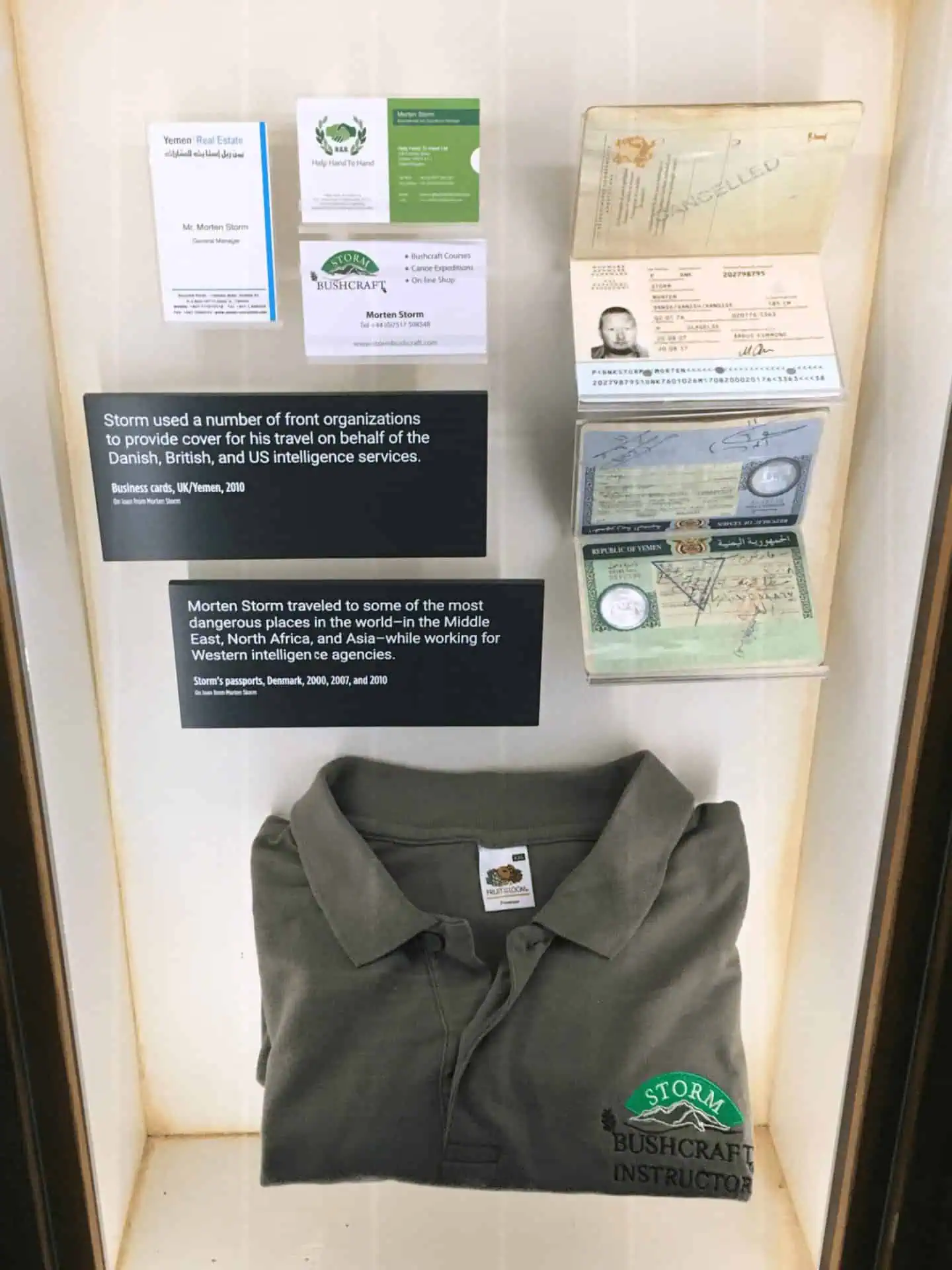 International Spy Museum: Ultimate Guide to DC's Top Secret Attraction 4 Morten Storm Undercover Agent clothes and documents at the International Spy Museum in Washington DC