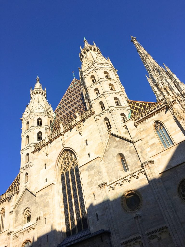 5-Day Austria Travel Itinerary: How to Visit Vienna and Salzburg on a Budget 15 Exterior of Stephansdom (aka St. Stephen’s Cathedral) a cathedral in Vienna Austria