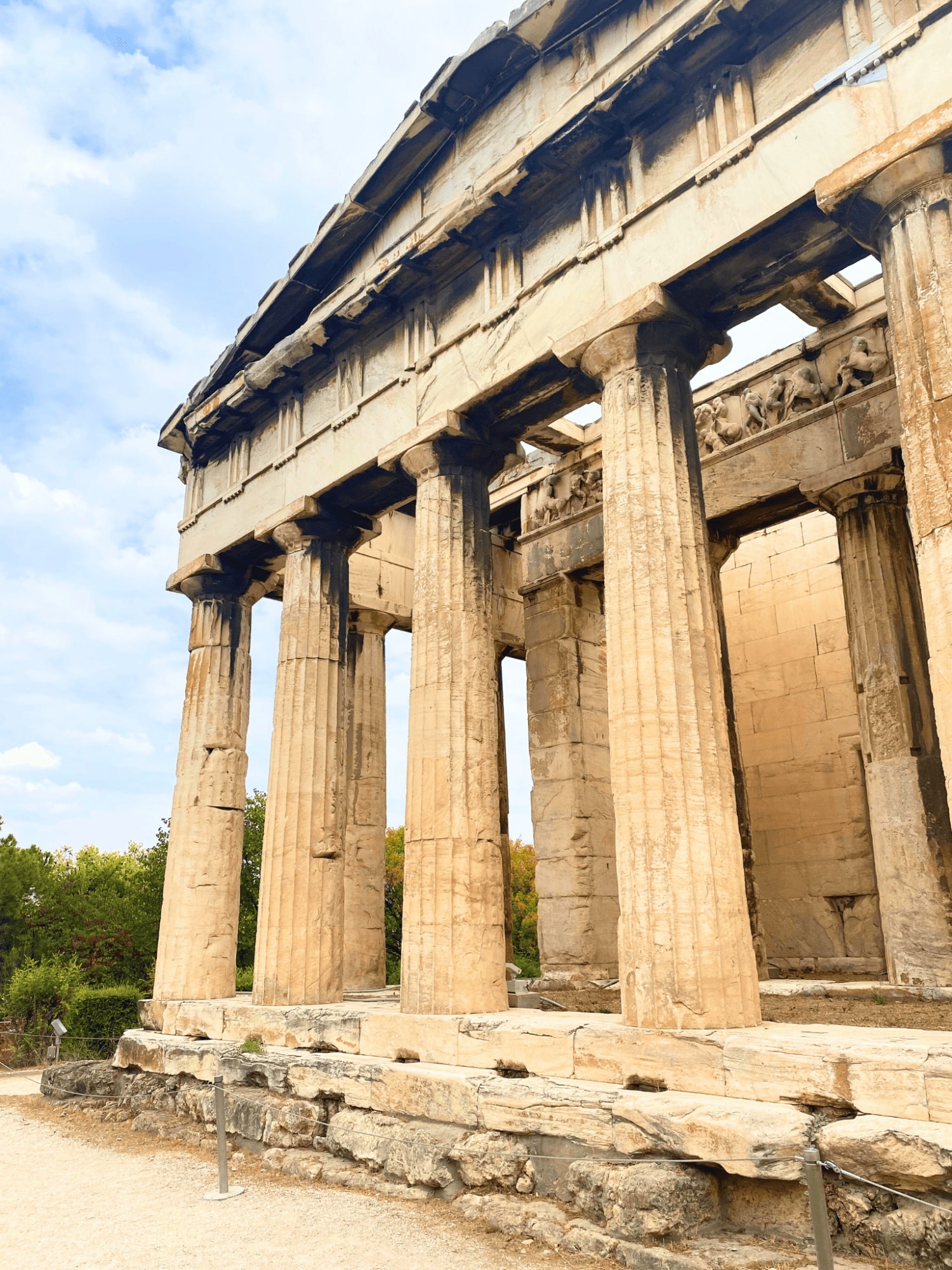 29 Top Things to Do in Athens, Greece: The Best Sites to Visit on a Budget 14 close up temple of hephaestus ancient agora athens greece
