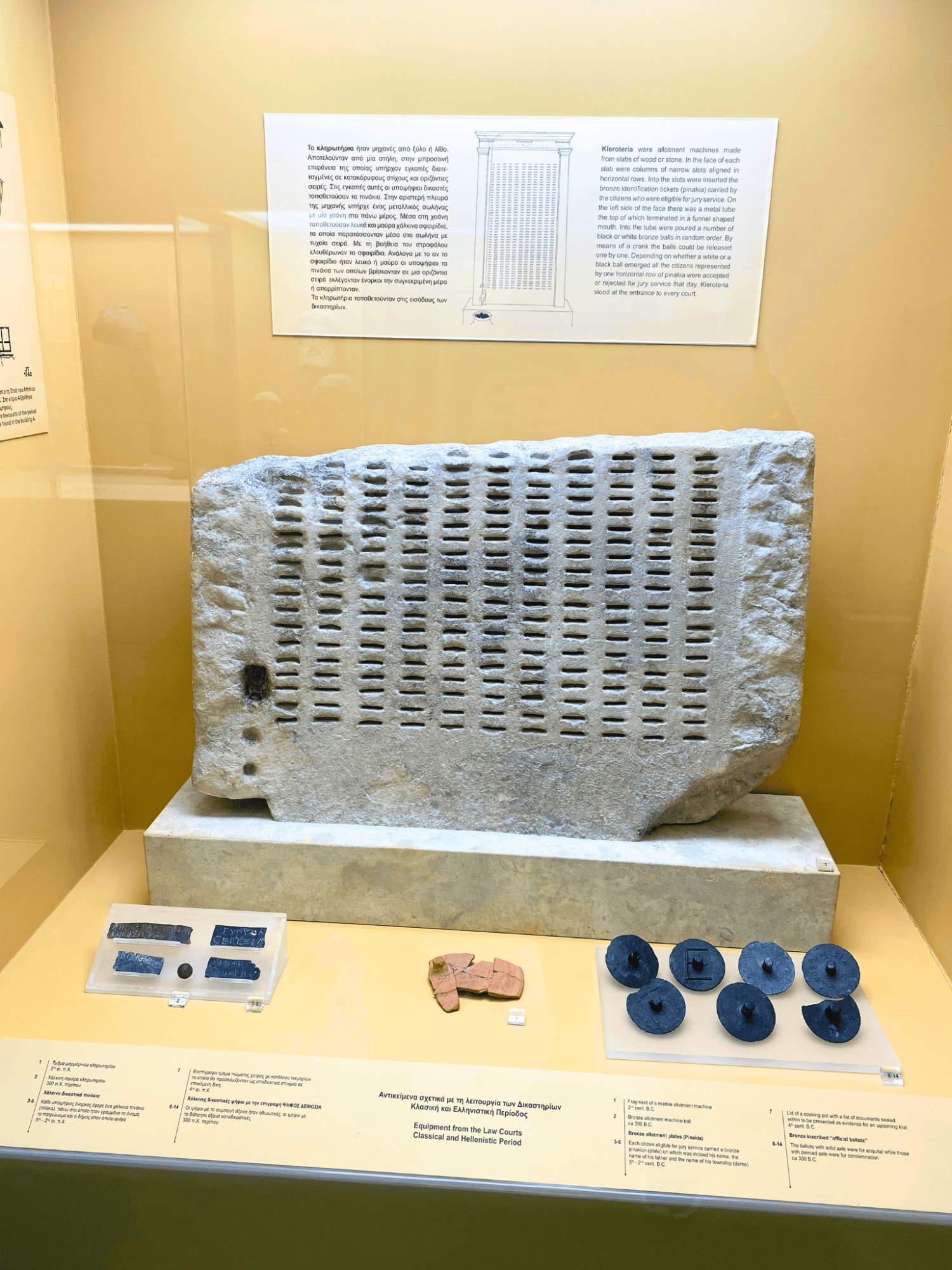 29 Top Things to Do in Athens, Greece: The Best Sites to Visit on a Budget 12 kleroterion allotment machine agora museum athens greece