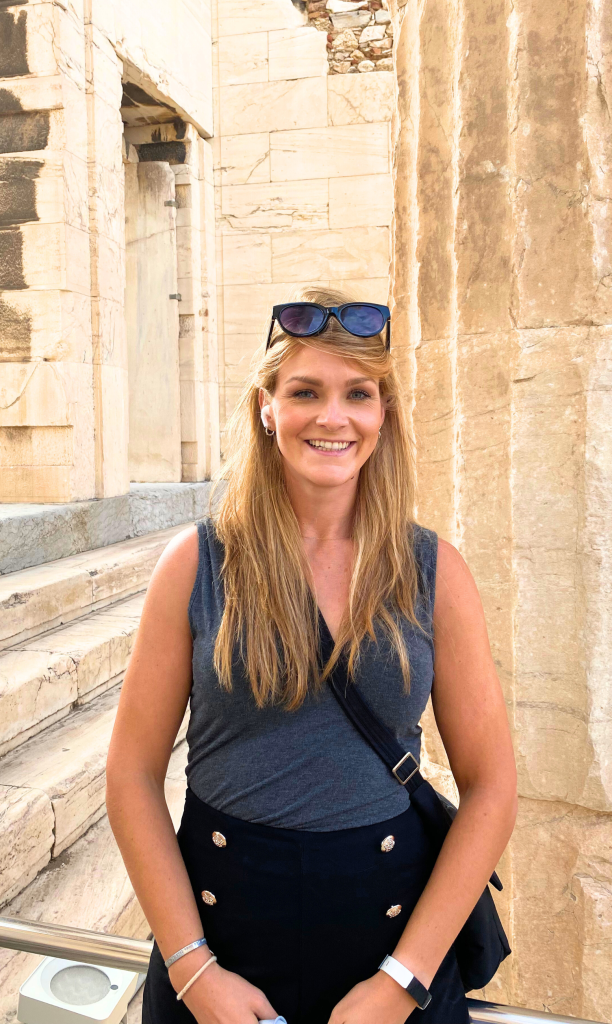 How to Spend a Day in Athens: A Quick Itinerary for Greece's Ancient Capital 2 woman exploring parthenon