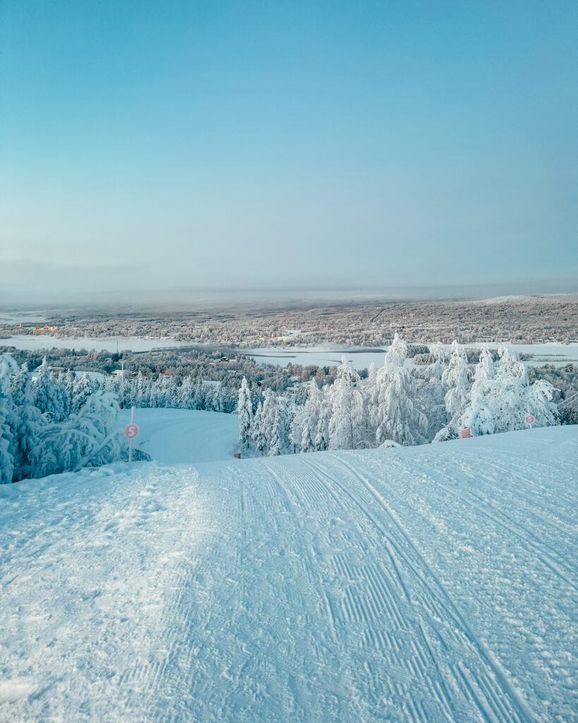 30 of the Best Things to Do in Rovaniemi, Finland, This Winter 27 Snowshoeing adventure showcases stunning views of Rovaniemi in a scenic landscape.