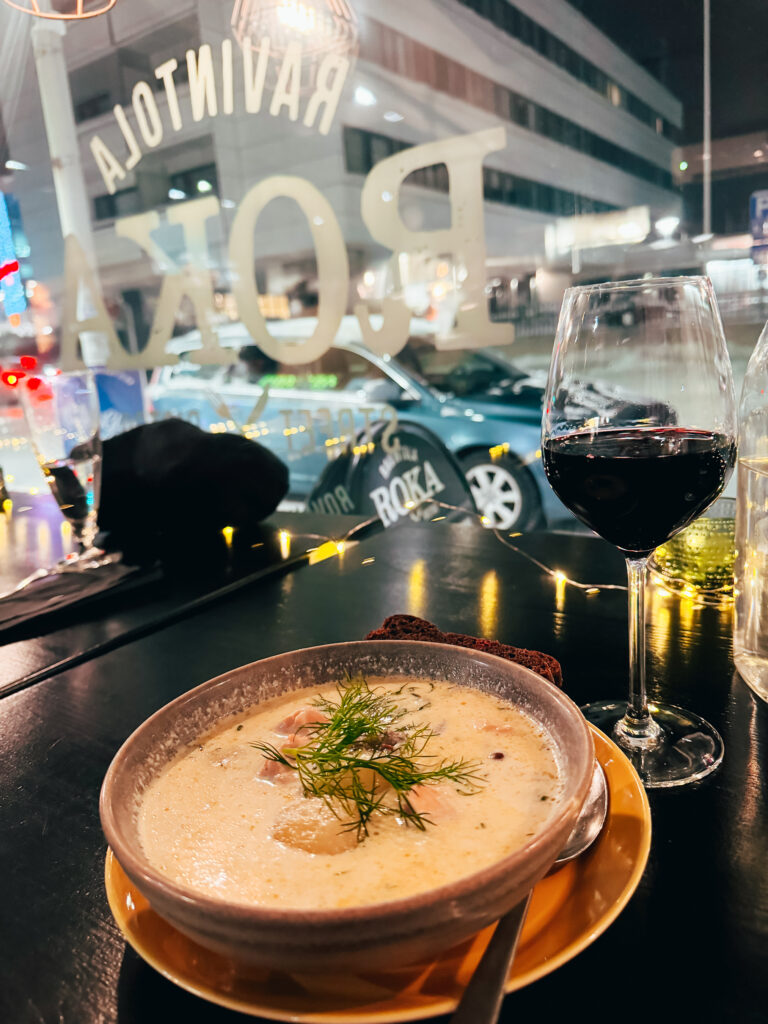 Is Rovaniemi, Finland, Worth Visiting? 19 Reasons You Should Visit in Winter 34 Delicious Salmon Soup at Ravintola Roka in Rovaniemi Finland.