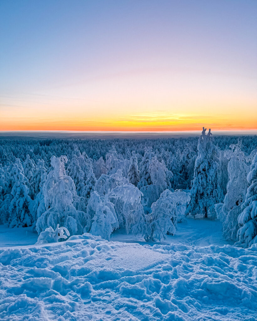 Is Rovaniemi, Finland, Worth Visiting? 19 Reasons You Should Visit in Winter 44 Sunset Hiking Snowshoe Adventure Rovaniemi.