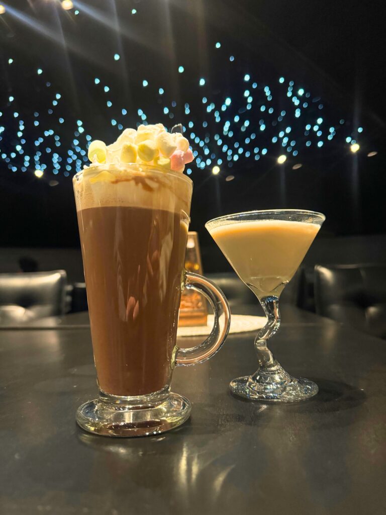 The Best Hotels in Rovaniemi, Finland: Comparing My Glass Igloo Stay with the City Center 42 Enjoy rich chocolate and creamy cocktails under a starry night at Arctic SnowHotel Sky Bar.
