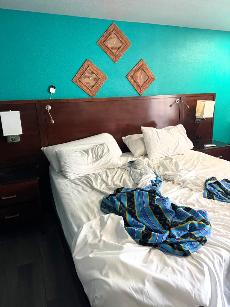 Where's the Best Place to Stay in Ambergris Caye, Belize? Luxury Resort or Budget Hostel 8 turquoise hotel room