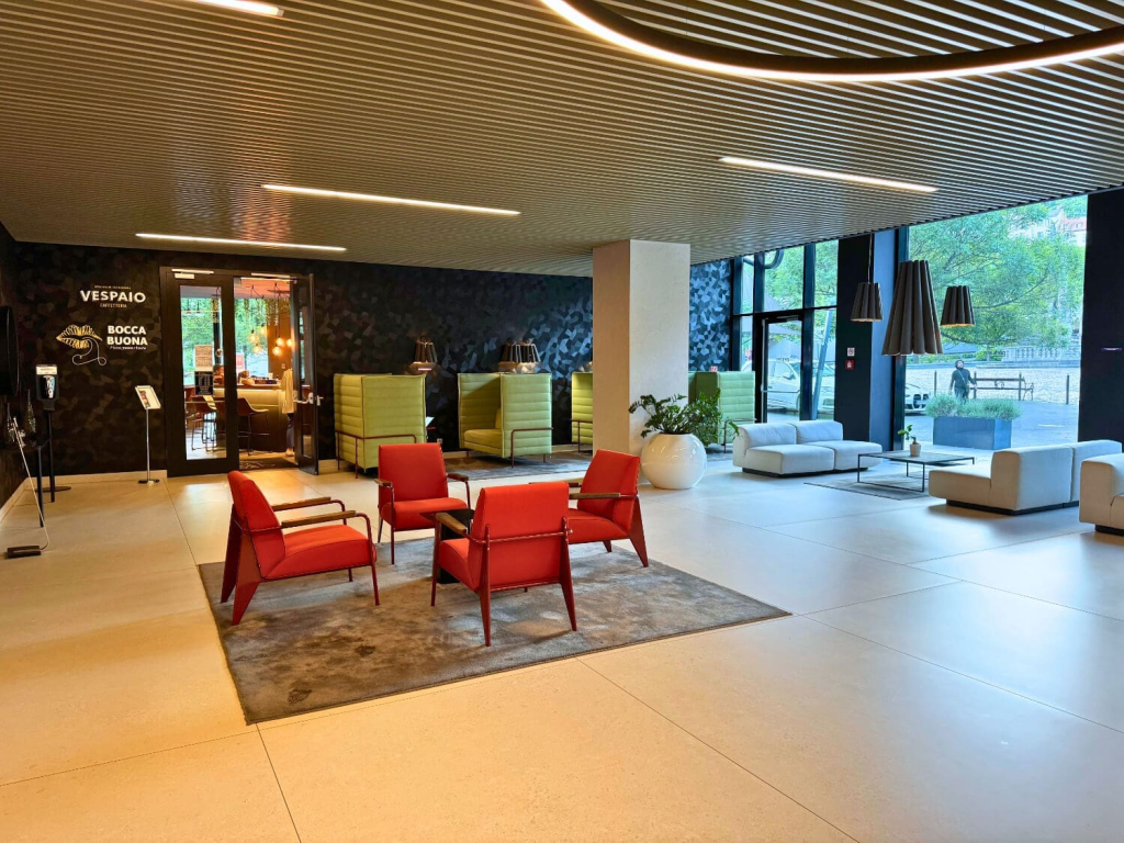 Park Inn By Radisson Danube Bratislava: Reviewing My Stay at This Riverfront Hotel 3 park inn radisson danube bratislava slovakia main lobby