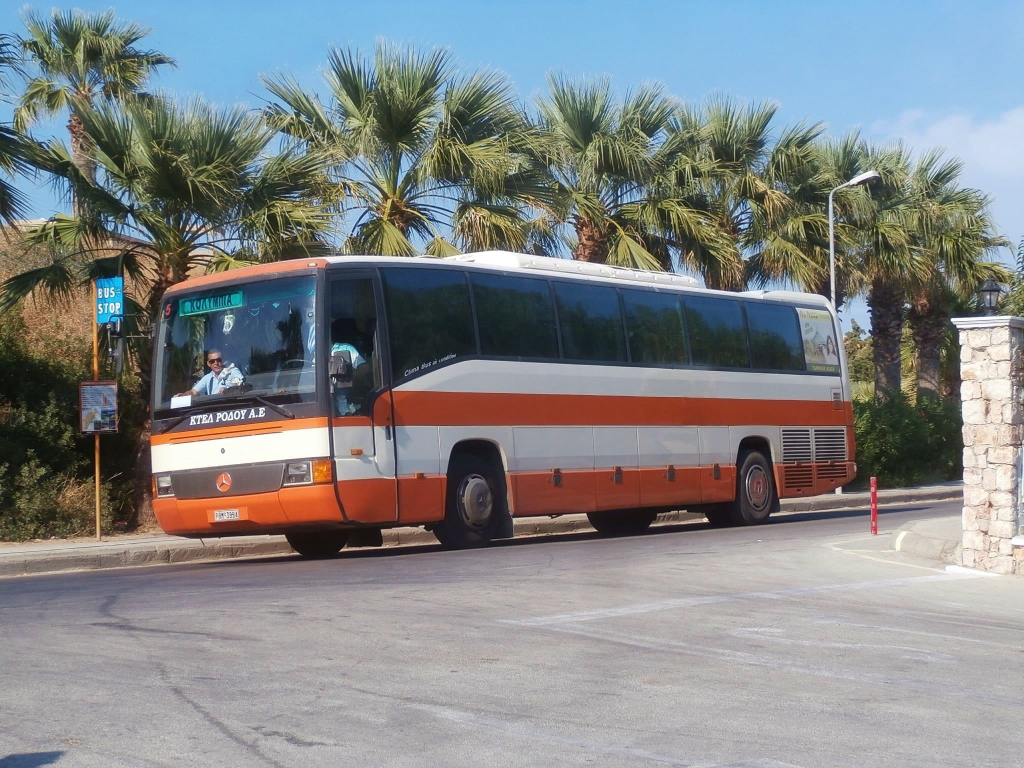 Travel Guide for Rhodes, Greece: Everything First-Time Visitors Need to Know 5 ktel mercedes benz bus