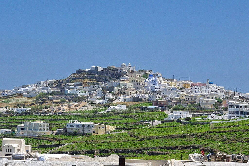 Where to Stay in Santorini, Greece: 8 Key Areas for First-Timer Visitors 10 pyrgos santorini greece