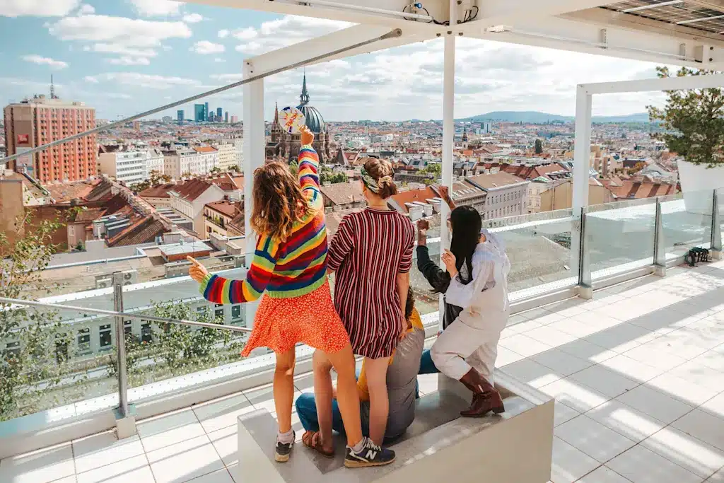 Where to Stay in Vienna, Austria: My Favorite Areas + Best Budget Hotels 88 jojoe vienna rooftop skyline view vienna austria