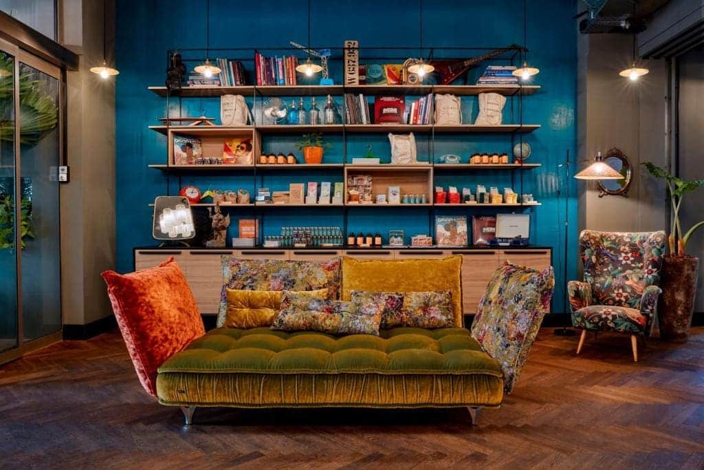 Where to Stay in Vienna, Austria: My Favorite Areas + Best Budget Hotels 44 max brown 7th district hotel eclectic lounge teal wall vienna austria