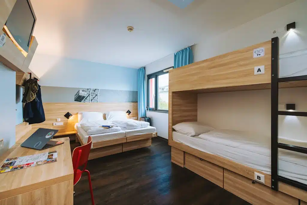 Where to Stay in Vienna, Austria: My Favorite Areas + Best Budget Hotels 53 meininger hotel vienna downtown franz family room bunk bed vienna austria