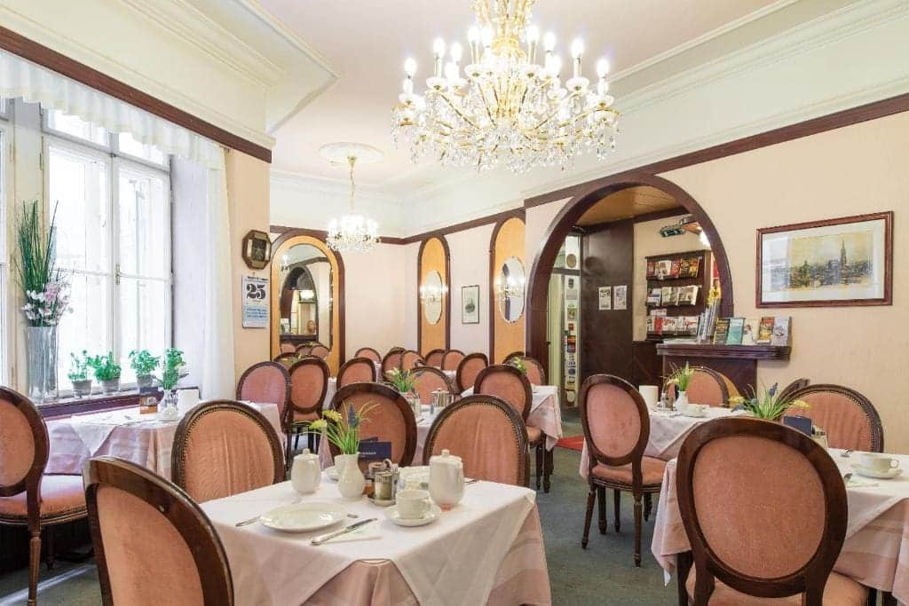 Where to Stay in Vienna, Austria: My Favorite Areas + Best Budget Hotels 21 pension neuer markt vienna austria breakfast room